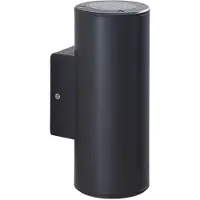 LINDBY - Nati Round Buiten Wandlamp IP54 Dark Grey