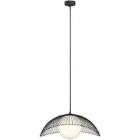 LINDBY Hanglampe , Fabronia, dimbare, Zwart, Woonkamer, Metaal, Modern