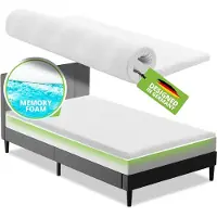 Juskys Topper / Matrastopper / Topmatras - 140 x 200 cm - H2 / H3 - Traagschuim