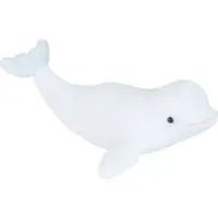 Wild republic knuffel walvis junior 40 cm pluche wit