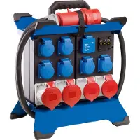 As Schwabe CEE-verdeelpaneel STECKY DUO 3 met CEE-stekker, 400V, 32A, 5-polig