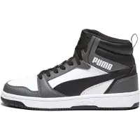 Puma Sneakers hoog 'Rebound V6' grijs / zwart / wit