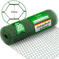 Floordirekt Tuingaas - Tuinhek - Groen - Maaswijdte: 25 mm - Hoogte: 100 cm - Lengte: 10 m