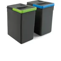 Emuca Recycle 2x7l Recyclebak 2 Eenheden