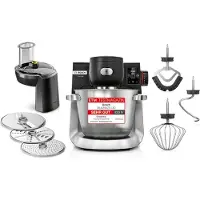 Bosch keukenmachine Serie 6 MUMS6ZS13D, nieuw, met automatische programma's, geïntegreerde weegschaal, 5,5 liter kom, doorvoermachine en schijven