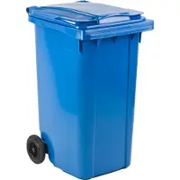 Vepa Bins Afvalcontainer Mini 240 l 58 x 73 x 100 cm Blauw