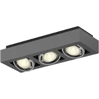 Arcchio Plafondlamp Ronka, dimbaar, zwart, Woon-/ Eetkamer, Aluminium, Modern, plafondlamp