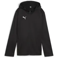 Puma Trainingsjack 'teamFINAL' zwart / wit