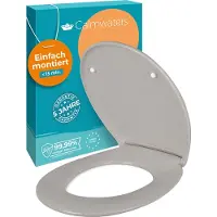 Calmwaters Original - WC-bril - Manhattan Grijs - Duroplast - Softclose - Afneembaar