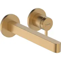 Hansgrohe Finoris - Inbouw Wastafelmengkraan - Ééngreeps bediening - Met afvoerplug - 228mm - Brushed Bronze