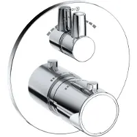 Kludi Zenta SL - Thermostatische inbouwkraan, voor 2 functies, chroom 388100545