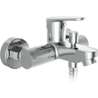 Schutte FUTURA DVGW Badkraan - Mengkraan - 150 mm Hartafstand - Chroom