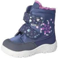 Pepino by Ricosta Snowboots 'Milena' navy / duifblauw / lila / wit