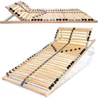 Coemo lattenbodem met verstelbaar hoofdeinde - 90 x 190 cm bedbodem met 26 latten, 7 zones, instelbare hardheid - voor alle matrastypes | slaaptypes ook voor tweepersoonsbedden 180x190 cm