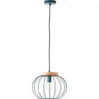 Brilliant Sorana pendellamp, 1 lichtpunt, turquoise