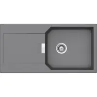 Schock Onderbouwspoel Manhattan D-100L, afmetingen 1000 x 510 mm, kleur croma, model MAND100LUGCR