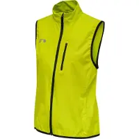 Newline Sportbodywarmer limoen / zwart