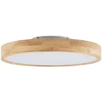 LINDBY Plafondlamp , Lanira, dimbare, Hout, Woonkamer, Hout, Modern