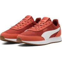 Puma R78 Lightwind Unisex Sneakers - Bordeaux Red-White-Amarena
