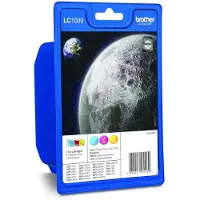 Brother LC-1000RBWBP Inktcartridge 3-kleuren Multipack