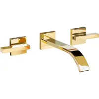 Beliani BERRACO - Wandgemonteerde mengkraan - Goud - Messing