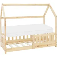 ML-Design Kinderbed Narvik | hout naturel 147x32x18 cm kinderbedden | NADUVI