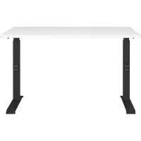 Germania GW-Mailand Hoogteverstelbaar Bureau C-Voet 1,200 (B) x 800 (D) x 910 (H) mm Spaanplaat, metaal