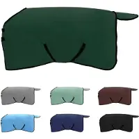 vidaXL Paardendeken Volledig Donkergroen 85 cm Polyester Fleece