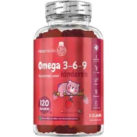 MaxMedix Omega 3, 6, en 9 gummies voor kinderen - Vegan alternatief voor visolie supplementen - Rijk aan essentieel vetzuur ALA