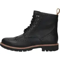 Clarks Shoes Veterboots 'Batcombe Lord' zwart
