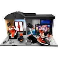 Playmobil , Top Agenten Transportabel Hoofdkwartier met Minifiguren en Accessoires, Veelkleurig