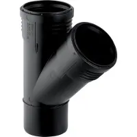 Geberit Technologie voor pijpaansluitingen, Vertriebs GmbH Geberit Silent-PP aftakking 45graden, met contactdozen DN100/40