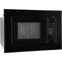Bomann Inbouw magnetron met grill | 60 cm | 800W magnetron | 1000W grill | inclusief grillrooster en draaitafel | 20L magnetron | MWG 2215 EB, zwart