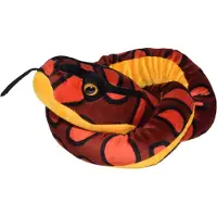 Wild republic Knuffel - 137 cm - Rainbow Boa-slang - - OneSize - Knuffels