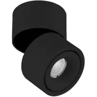 Arcchio Plafondlamp , Rotari, dimbare, Zwart, Woonkamer, Aluminium, Modern