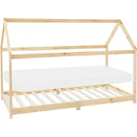 ML-Design Kinderbed Charlie | hout naturel 114x29x29 cm kinderbedden | NADUVI
