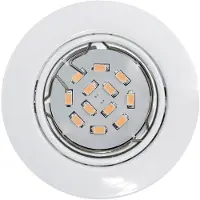 Eglo Peneto - Inbouwspotje - LED - Ø87mm. - Wit - Richtbaar