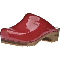 Sanita Klomp Classic Patent Rood-Schoenmaat 36