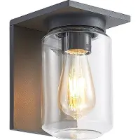 LUCANDE Buitenverlichting , Semka, dimbare, Zwart, Terras, Metaal, Modern