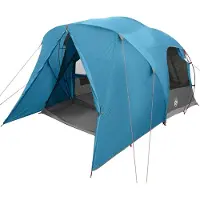 vidaXL Dome Tent voor 6 Personen met dak Blauw 500 x 314 x 206 cm