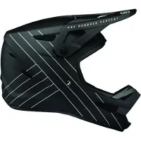 100% Status zwarte Downhill Helm