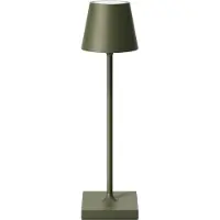 Sigor Akku-Tischlamp, model NUINDIE USB-C, compact formaat (210 mm), kleur: dennen groen