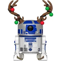Funko POP! Figurine à tête branlante Pop Star Wars R2-D2 Antlers