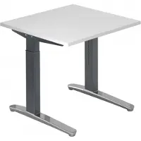 Hjh OFFICE PRO XTRA XB 8 GC - Wit 80 x 80 Tafelhoogte I In hoogte verstelbaar