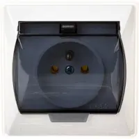 Ospel GPH-1AZ/00/d, Wit, IP44, 16 A, 85 mm, 42 mm, 85 mm