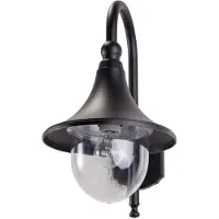 LINDBY Buitenverlichting , Daphne, dimbare, Zwart, Balkon, Aluminium, Modern