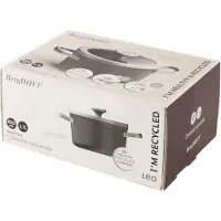 Berghoff Leo Recycled Kookpot + Deksel 20 cm Graphite