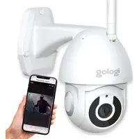 Gologi Superior buitencamera - Bekabelde beveiligings- en bewakingscamera - 3MP - Met nachtzicht - Met WiFi en app - Wit