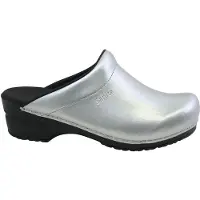Sanita Klomp Women Original Sonja PU Open Silver-Schoenmaat 41