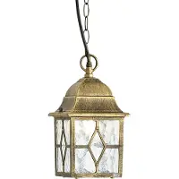 QAZQA Klassieke hanglamp antiek goud IP23 - London